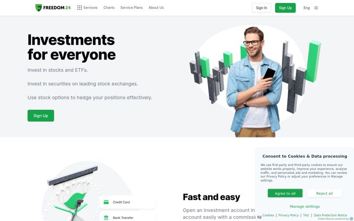 Screenshot of freedom24.com
