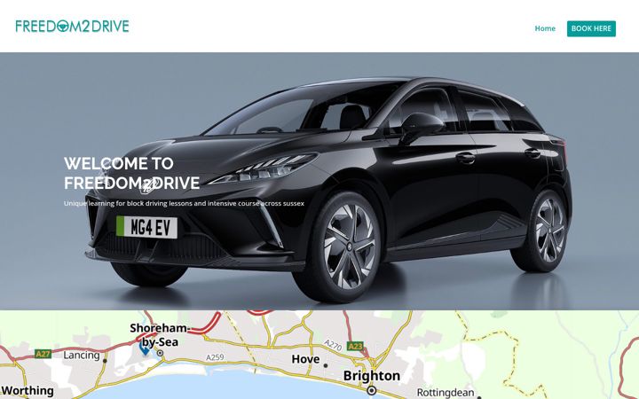 Captura de pantalla de freedom2drive.co.uk