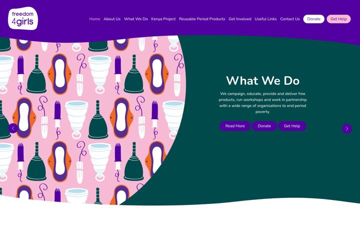 Captura de pantalla de freedom4girls.co.uk