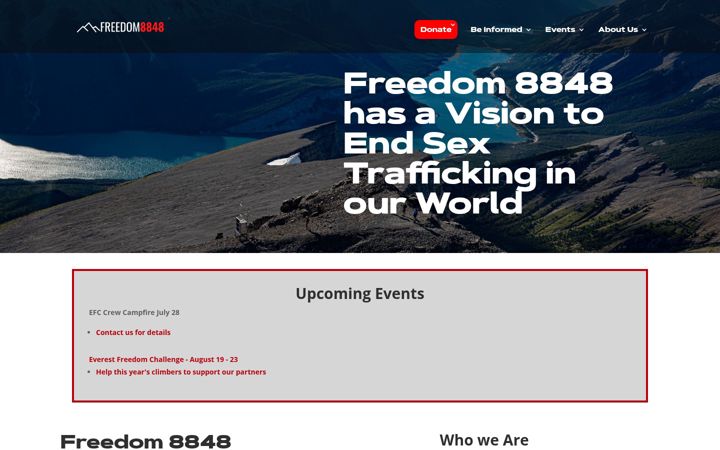Ekrānuzņēmums no freedom8848.ca