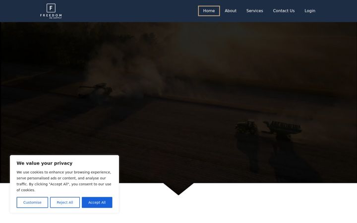 Screenshot of freedomagsupply.com