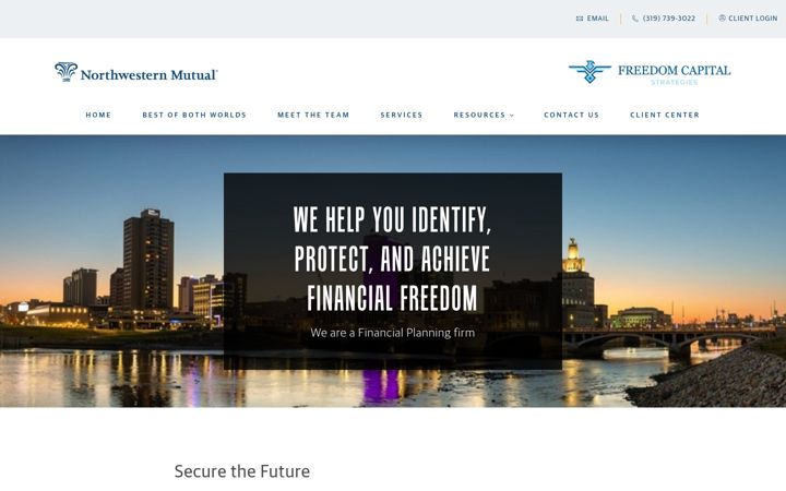 Screenshot of freedomcapitalstrategies.com