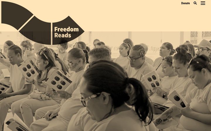 Screenshot of freedomreads.org