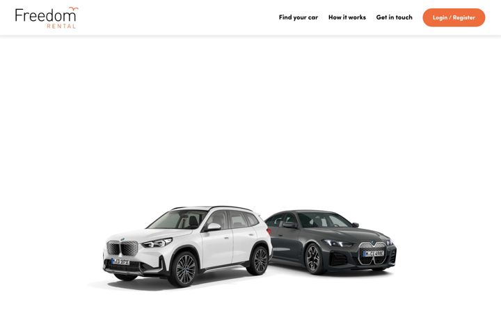 Screenshot of freedomrental.co.uk