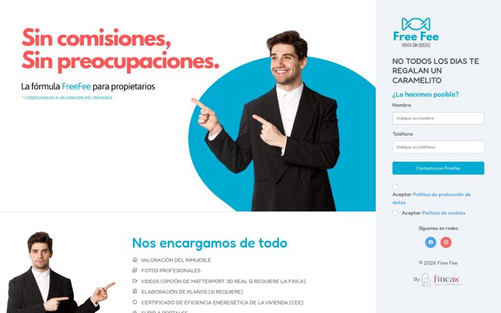 Screenshot of freefee.es