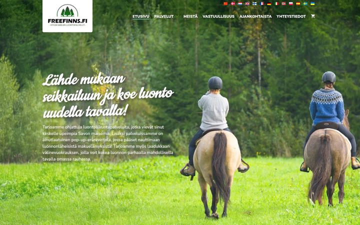 Snimka zaslona za freefinns.fi