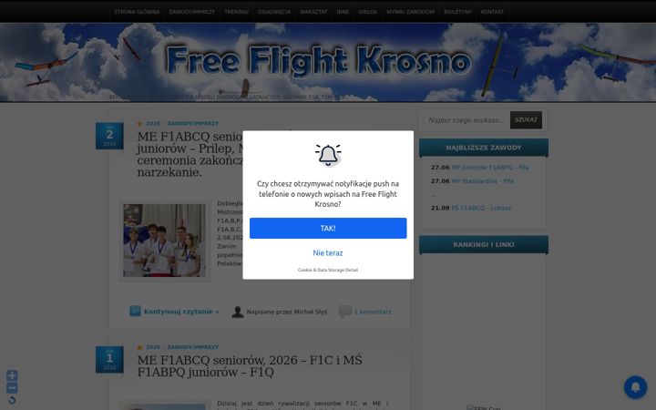 Screenshot of freeflightnews.pl
