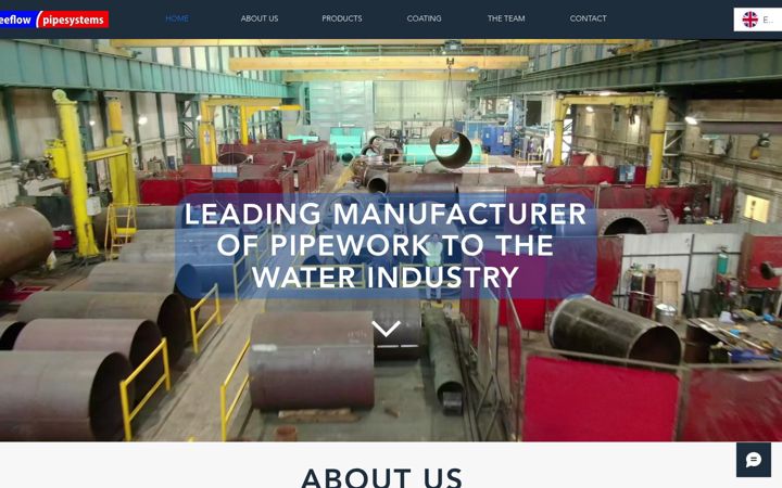 Screenshot of freeflowpipesystems.com