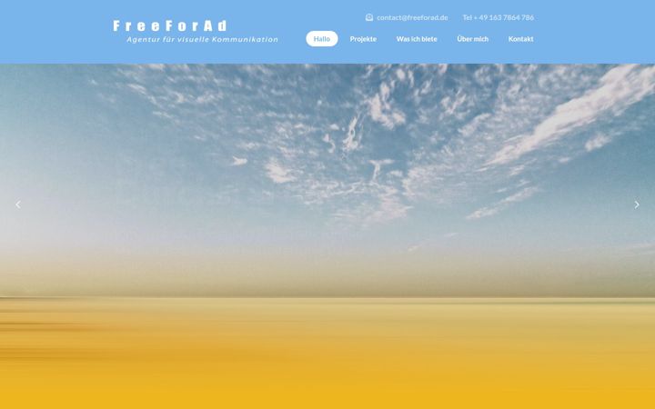 Screenshot of freeforad.de