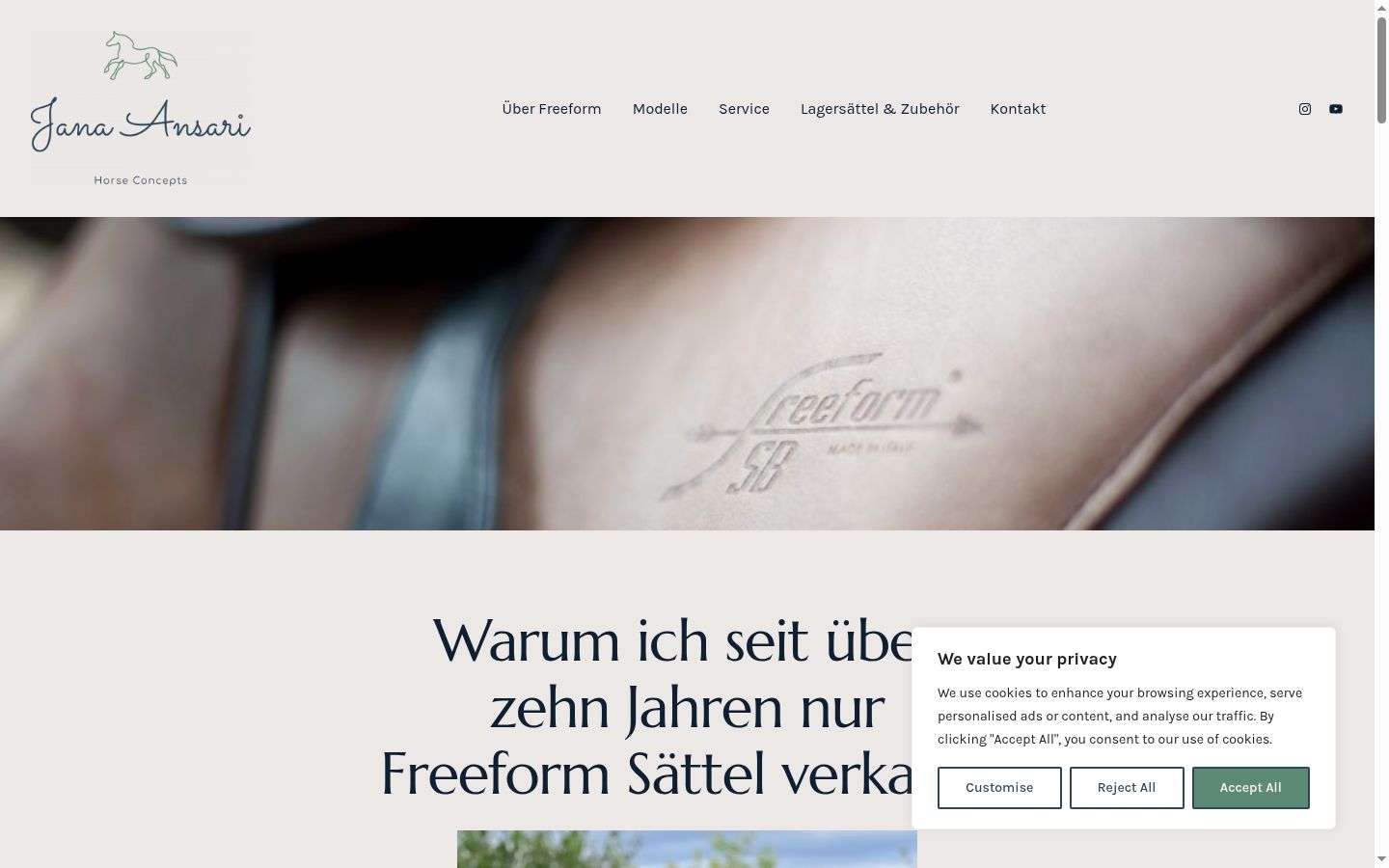 Ekrānuzņēmums ar piekrišanas baneri, kas tika rādīts pirms jebkādas mijiedarbības