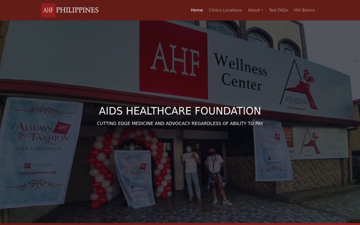 Screenshot of freehivtest.ph