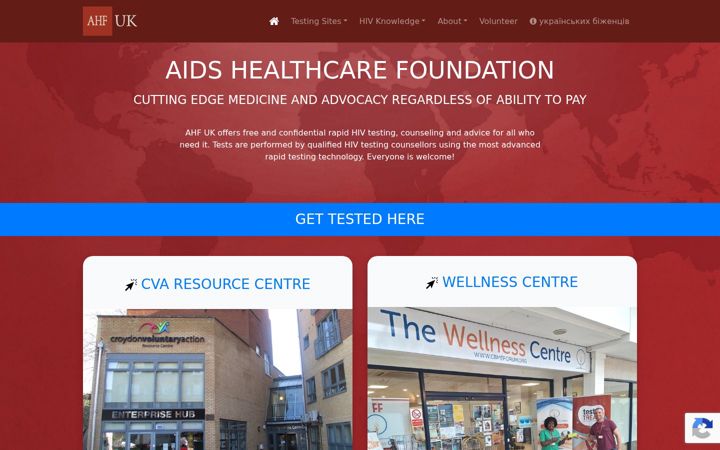 Snímek obrazovky freehivtest.uk