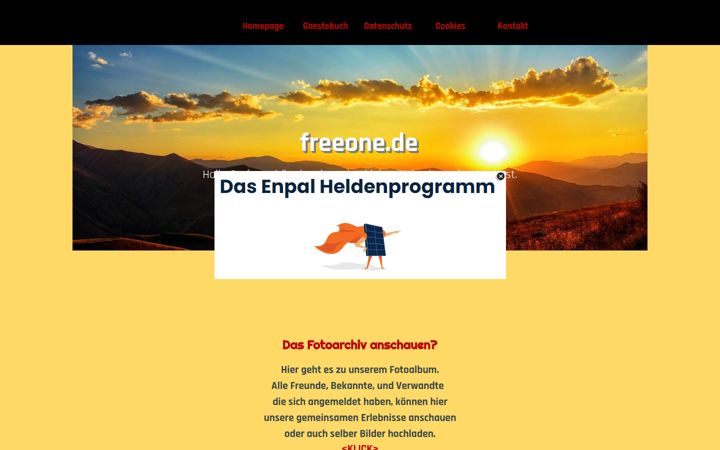 Screenshot of freeinfos.de