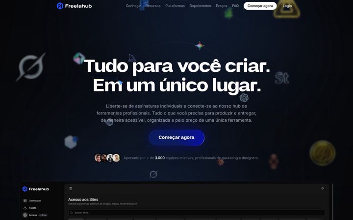 Screenshot of freelahub.com