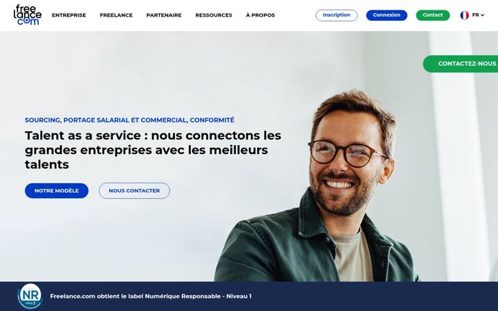 Screenshot of freelance.com