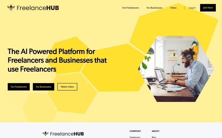 Screenshot of freelancehub.net