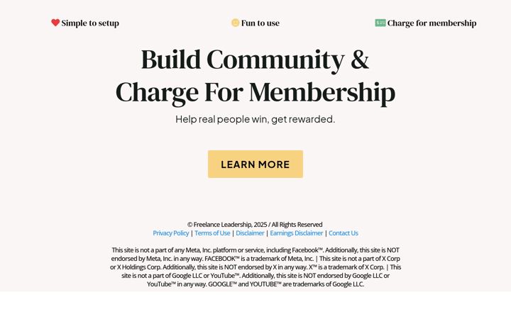 Screenshot of freelanceleadership.com