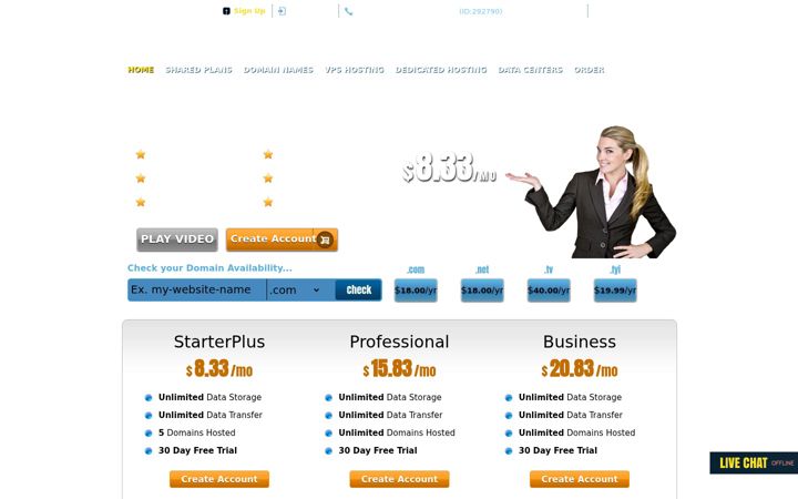 Screenshot of freelancewebhosting.services