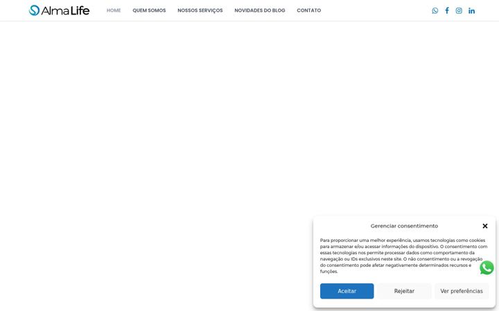Ekrano kopija freelifecorretora.com.br