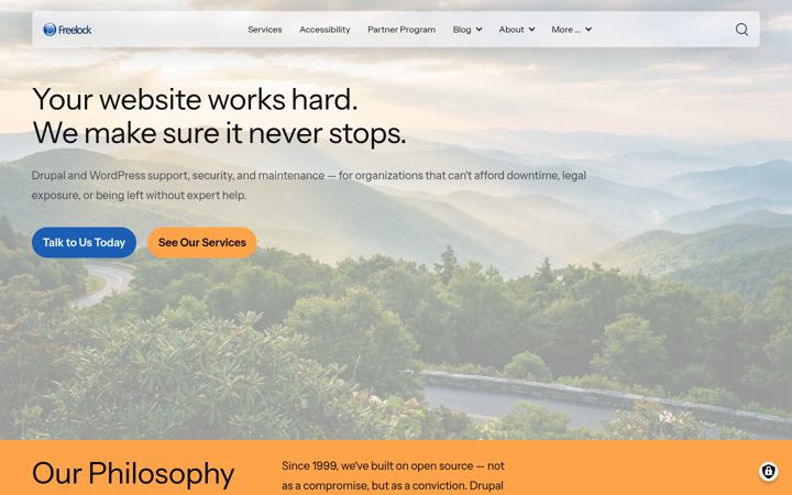 Screenshot of freelock.com