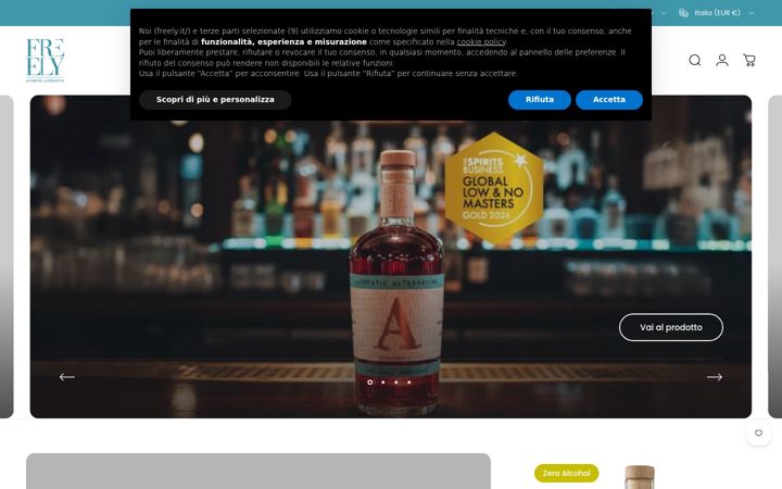 Screenshot of freely.it