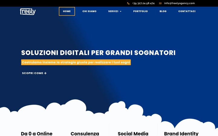 Screenshot of freelyagency.com