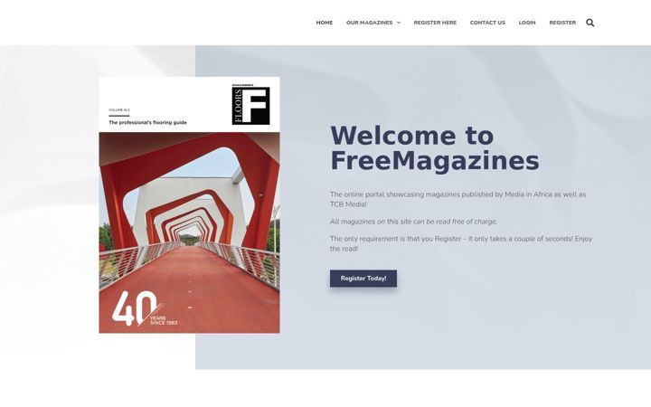 Skærmbillede af freemagazines.co.za