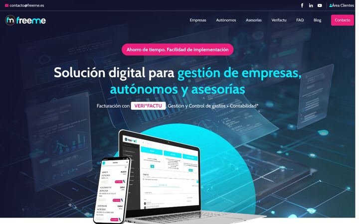 Screenshot di freeme.es