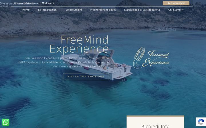 Snimka zaslona za freemindexperience.it