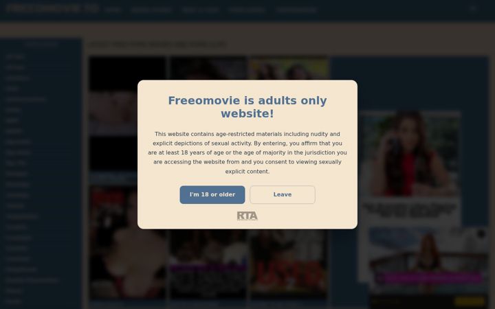 Screenshot of freeomovie.to
