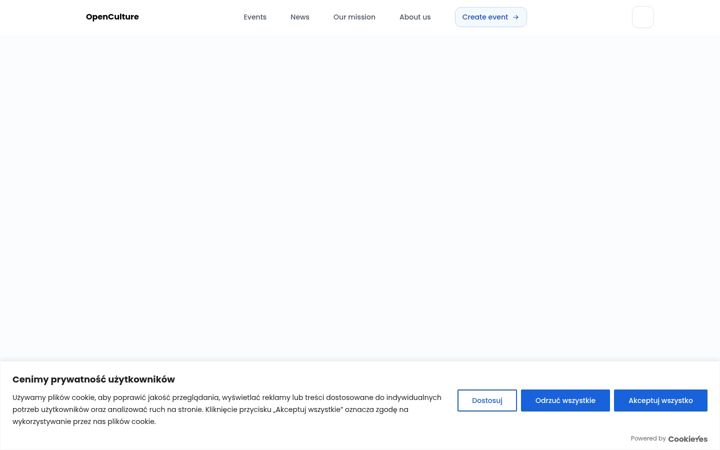 Screenshot of freeopenculture.org