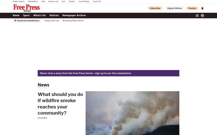 Screenshot di freepressseries.co.uk