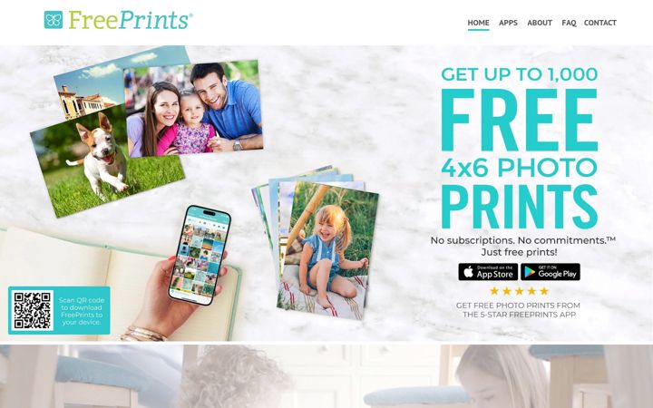 Skjermbilde av freeprintsapp.com