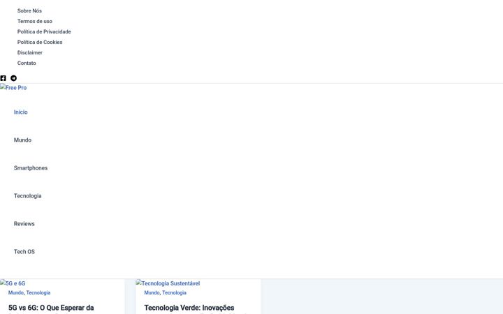 Screenshot του freepro.info