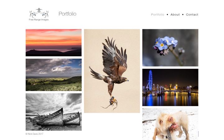 Screenshot van freerangeimages.net