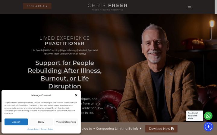 Screenshot di freerthinking.co.uk
