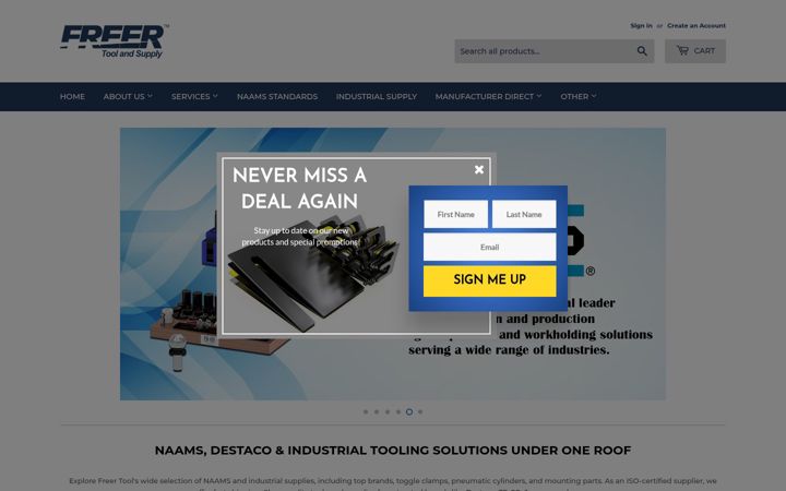 Screenshot of freertool.com