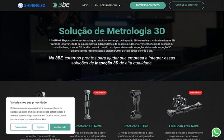 Ekrano kopija freescan.com.br