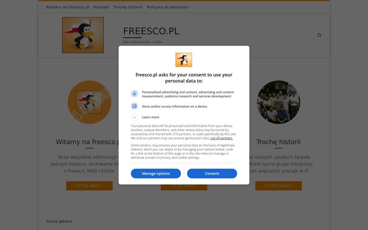 Screenshot of freesco.pl