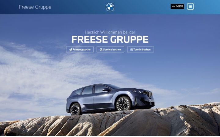 Screenshot stránky freese-gruppe.de