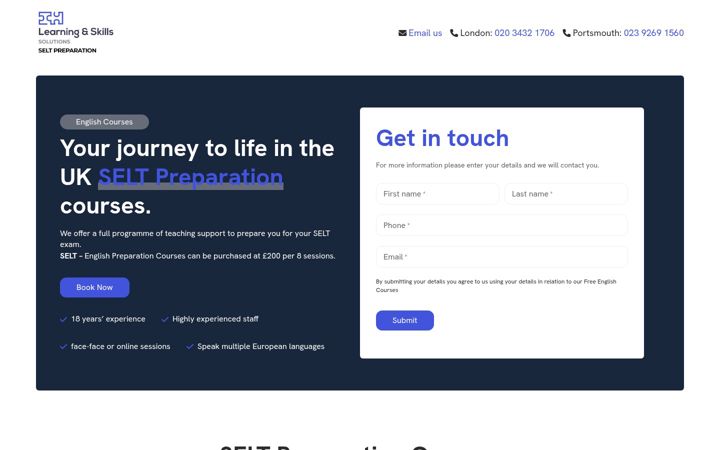 Screenshot of freeseltpreparation.co.uk