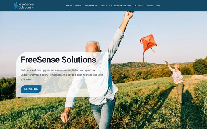 Screenshot of freesense-solutions.com