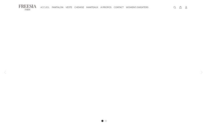 Screenshot of freesia.paris