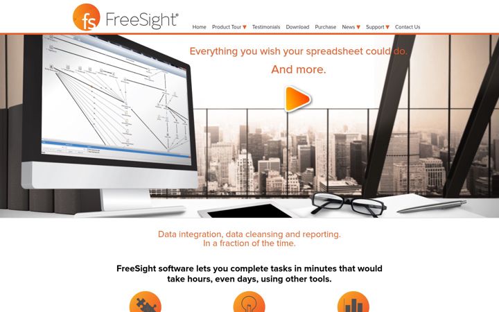 Screenshot of freesightweb.com
