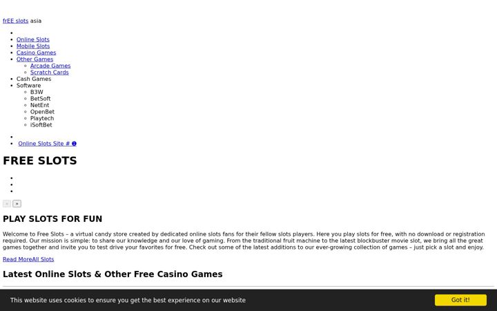 Screenshot of freeslots.asia