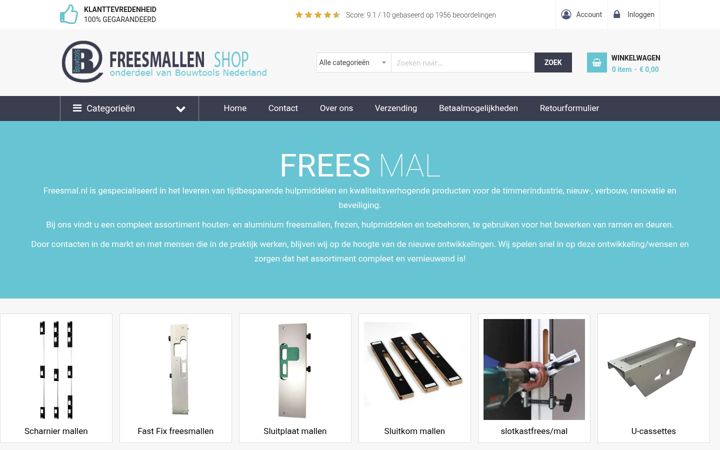Screenshot of freesmal.nl