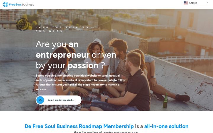 Screenshot of freesoul.business