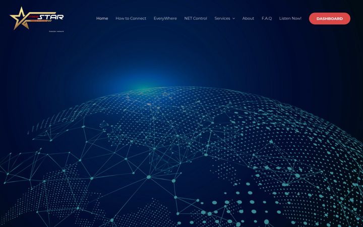 Snímek obrazovky freestar.network