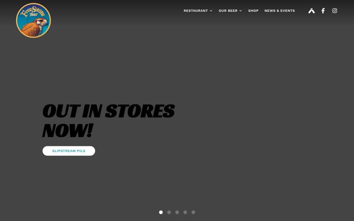 Screenshot of freestatebrewing.com