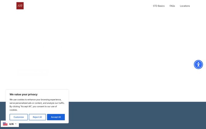 Screenshot of freestdcheck.org